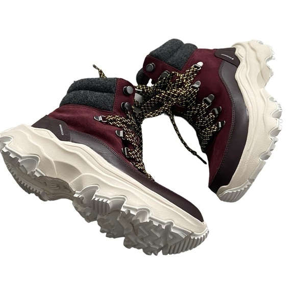 NEW Sorel Kinetic Breakthru Conquest Suede Boot Platform Chunky waterproof - Picture 2 of 11